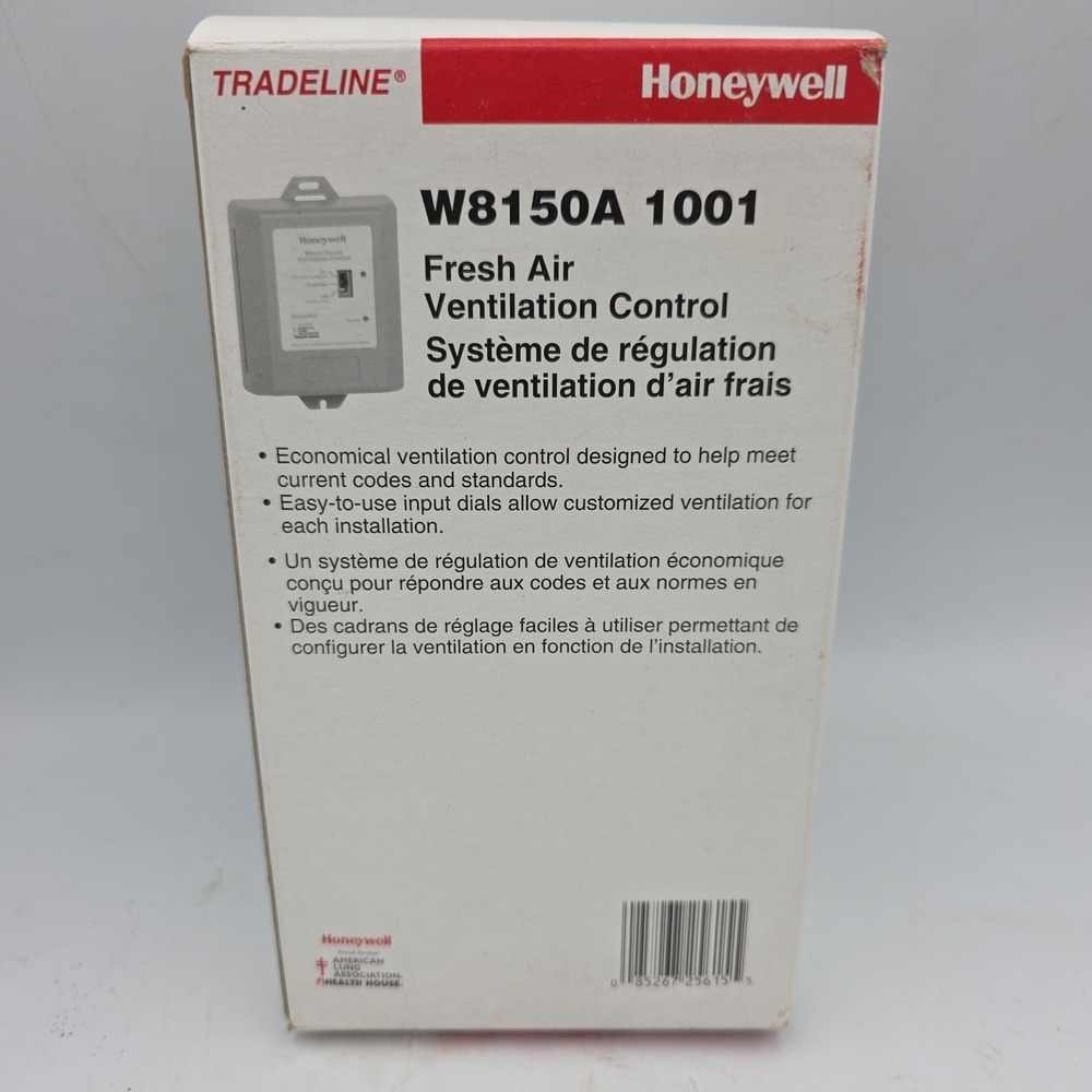 Honeywell W8150A1001 Fresh Air Ventilation Control New In Box